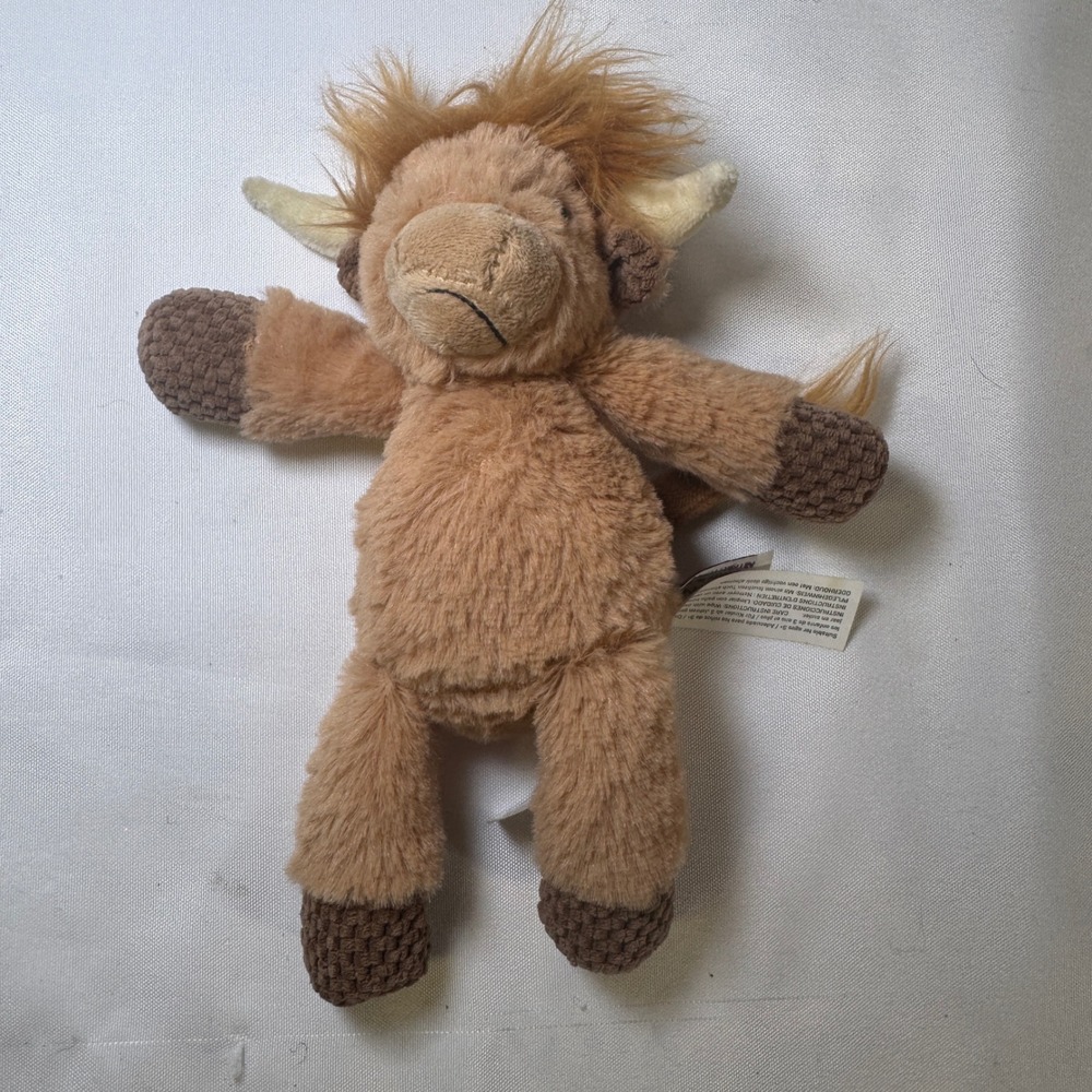 Scentsy Buddy Clip Hamish the Highland Cow Plush Brown Ginger 8 Inch 2021